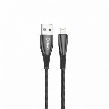 CABLE QCHARX BERLIN USB A LIGHTNING 3A 1M