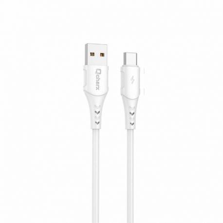 CABLE QCHARX LISBON USB-A MICRO 24A 1M