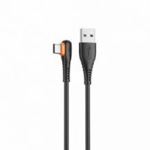 CABLE QCHARX LONDON USB-A A USB-C 3A 1M