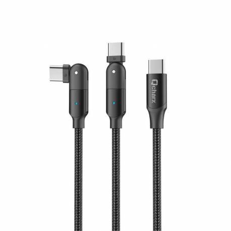 CABLE QCHARX MELBOURNE USB-C A USB-C 3A 1.2M