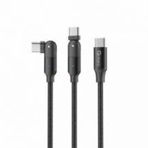 CABLE QCHARX MELBOURNE USB-C A USB-C 3A 1.2M