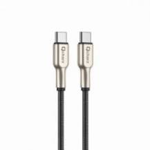 CABLE QCHARX NEW YORK USB-C A USB-C 3A 1M