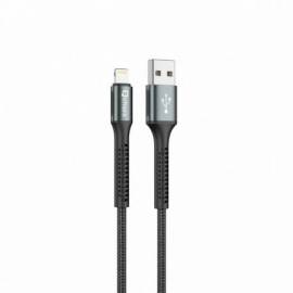 CABLE QCHARX PRAGUE USB-A A LIGHTNING 3A 1M