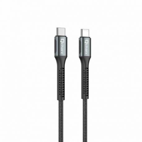 CABLE QCHARX PRAGUE USB-C A USB-C 3A 1M