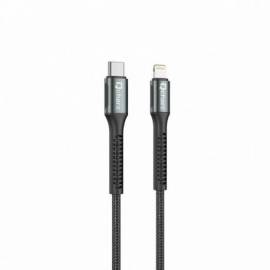 CABLE QCHARX PRAGUE USB-C A LIGTHING 3A 1M