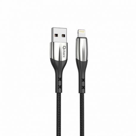 CABLE QCHARX TORONTO USB-A A LIGHTNING 3A 1M