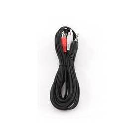 CABLE AUDIO JACK 3.5" STEREO RCA X2 5M MACHO MACHO