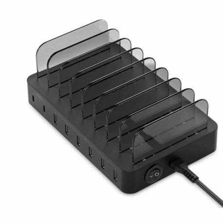 ESTACION CARGA CONCEPTRONIC OZUL02B PD 6X USB-A 2X USB-C 75W