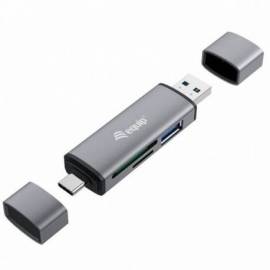 LECTOR TARJETAS EQUIP USB-A Y USB-C