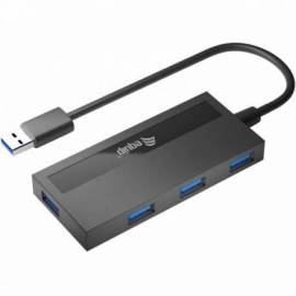 HUB USB-C EQUIPE LIFE 4X USB 3.0 + ADAPTADOR USB-C