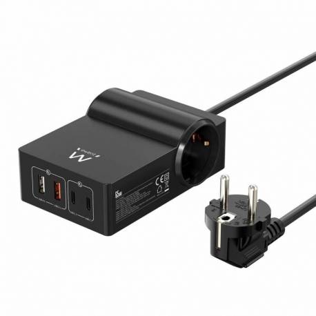 CARGADOR EWENT EW3992 65W 2X USB-A 2X USB-C