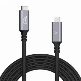 CABLE USB-C EWENT THUNDERBOLT MACHO MACHO 1M