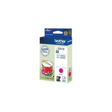 CARTUCHO TINTA BROTHER LC22UMBP MAGENTA HASTA