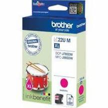 CARTUCHO TINTA BROTHER LC22UMBP MAGENTA HASTA