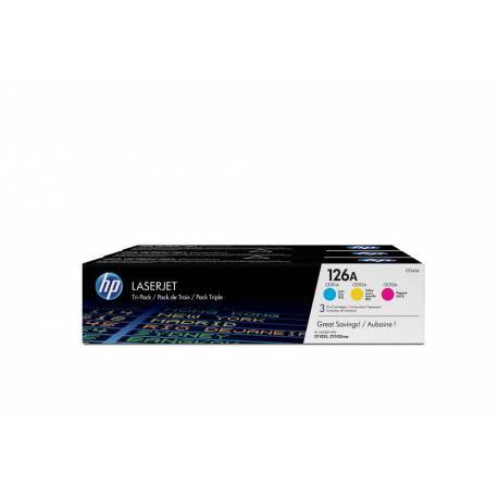 MULTIPACK TONER HP 126A CIAN MAGENTA YELLOW