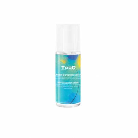 KIT SPRAY TOOQ LIMPIADOR PANTALLAS + PAÑO MICROFIBRA