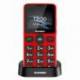 TELEFONO MOVIL TELEFUNKEN S415 SENIOR PHONE 2.2" ROJO