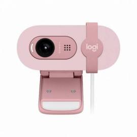 WEBCAM LOGITECH BRIO 100 ROSADO FULL HD