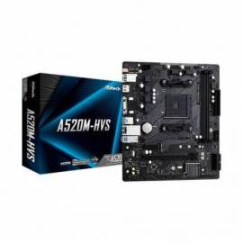 PLACA BASE ASROCK AM4 A520M HVS M-ATX