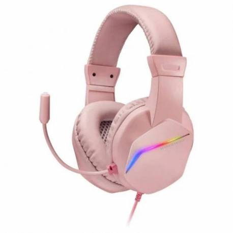 AURICULARES MARS GAMING MH122 ROSA