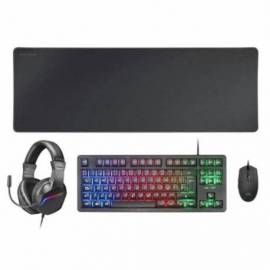 TECLADO + RATON MARS GAMING MCP RGB3 ALFOMBRILLA Y AURICULARES