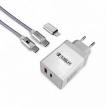 CARGADOR PARED SUBBLIM SUBCHG - 3WPD10 25W USB