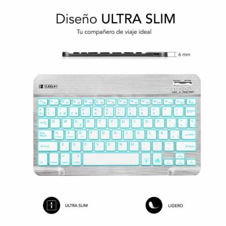 TECLADO TABLET SUBBLIM SUB KBT SMBL30 INALAMBRICO