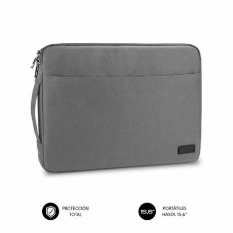 FUNDA SUBBLIM URBAN LAPTOP SLEEVE PORTATIL 15.6" GRIS