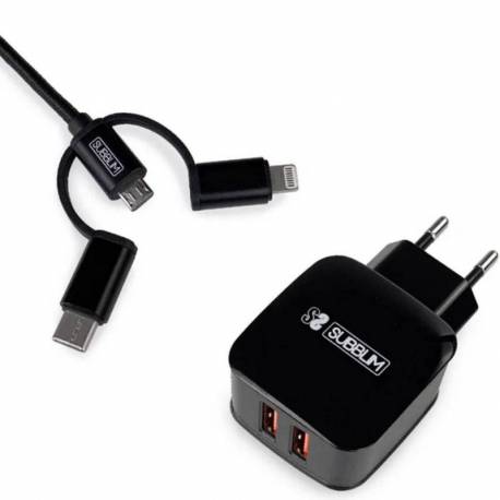 CARGADOR SUBBLIM 12W USB TIPO A