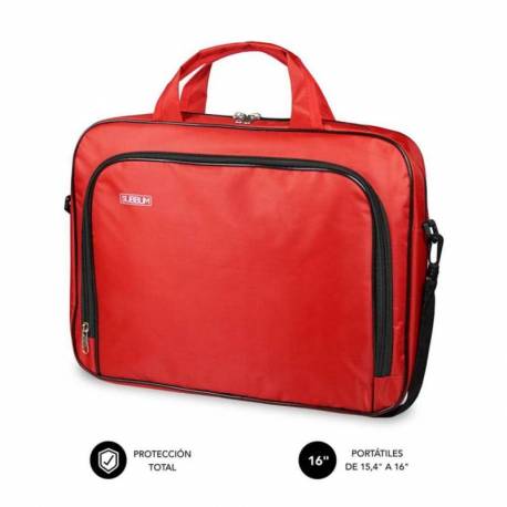 MALETIN SUBBLIM OXFORD PORTATIL 16" ROJO