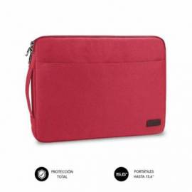 FUNDA SUBBLIM URBAN LAPTOP SLEEVE PORTATIL 15.6" ROJO