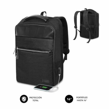 MOCHILA SUBBLIM BUSINESS V2 AP PORTATIL 16" NEGRO