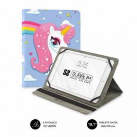 FUNDA SUBBLIM UNIVERSAL TRENDY CASE TABLET 10.1" UNICORN