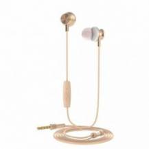 AURICULARES CON MICRO MUVIT ESTÉREO M1I3.5MM ORO