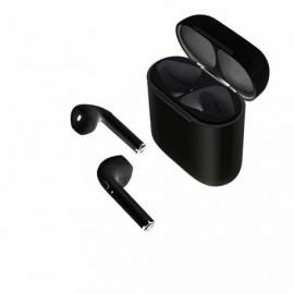 AURICULARES CON MICRO MUVIT ESTÉREO WIRELESS NEGROS