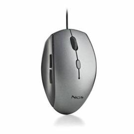 RATON NGS WIRED ERGO SILENT MOUSE