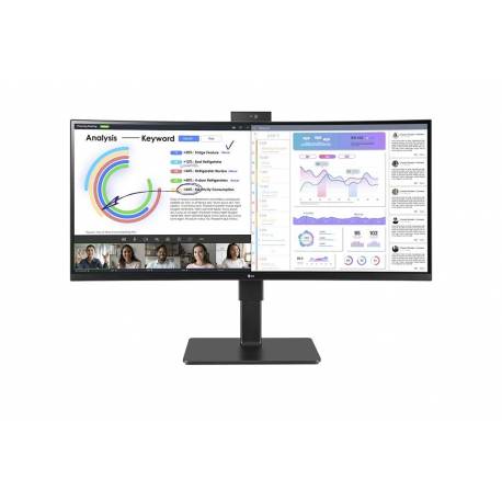 MONITOR LED 34" LG IPS UWHD 34BQ77QC MULTIMEDIA REGULABLE