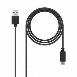 CABLE USB 2.0 3A TIPO USB-C NANOCABLE 1M