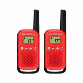 WALKIE TALKIE MOTOROLA TLK-T42 RED PACKS 2 UNIDADES