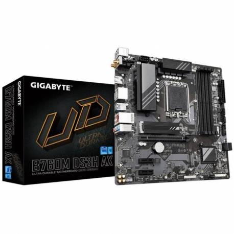 PLACA BASE GIGABYTE B760M DS3H AX DDR5 MATX