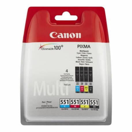 MULTIPACK CANON CLI-551 BK C M Y