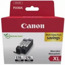 PACK CARTUCHO TINTA CANON PGI-570XL NEGRO 2 UNIDADES