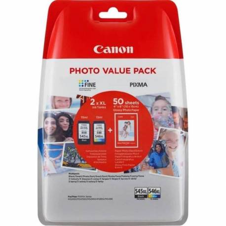 MULTIPACK CANON PG 545 XL+ CL 546 + PAPEL