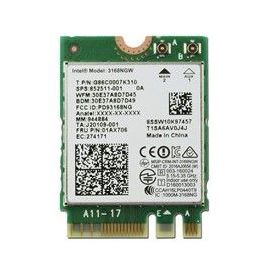 TARJETA WIFI INTEL 3168 1X1AC 3168NGWG