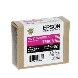 CARTUCHO TINTA EPSON T580A MAGENTA VIVO