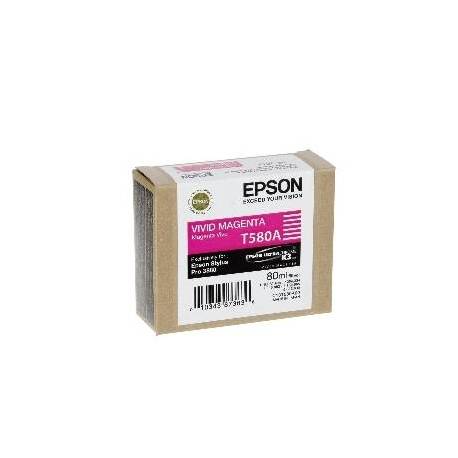 CARTUCHO TINTA EPSON T580A MAGENTA VIVO