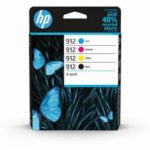 MULTIPACK CARTUCHOS TINTA HP 912 NEGRO Y COLORES