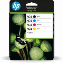MULTIPACK CARTUCHOS TINTA HP 924 NEGRO Y COLORES