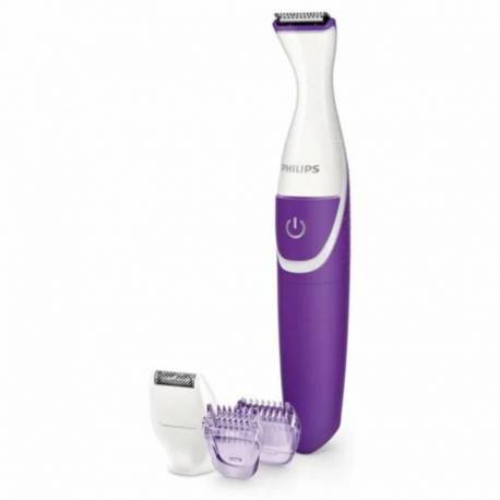 DEPILADORA PERFILADORA PHILIPS ESSENTIAL MORADO LAVABLE