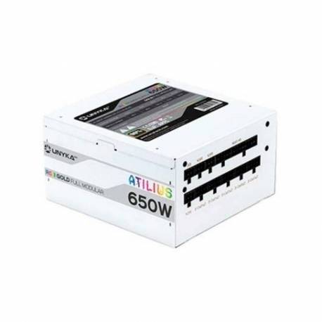 FUENTE ALIMENTACION UNYKACH ATILIUS WHITE GAMING